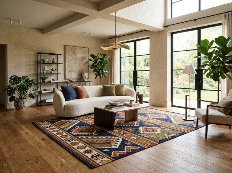 rug placement ideas